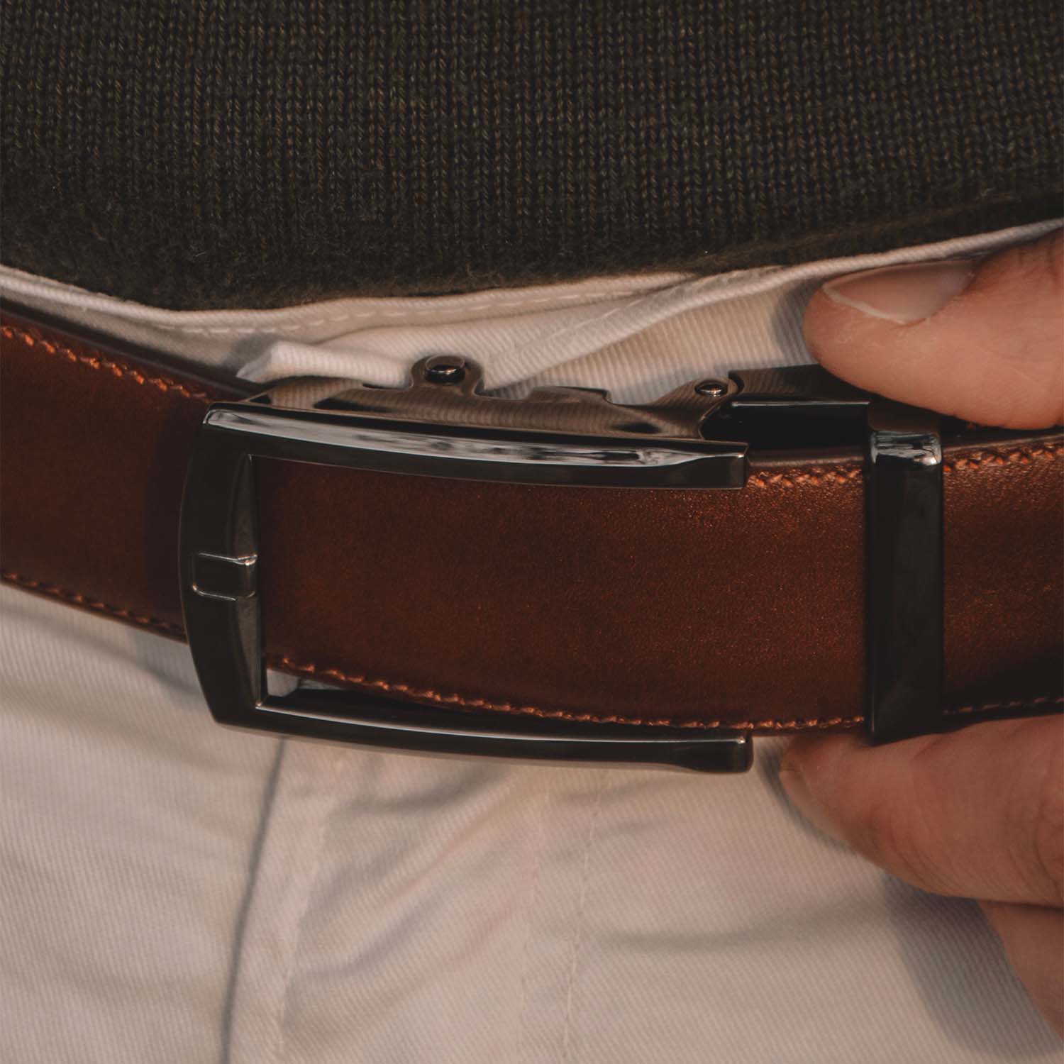 Single Belt - Hazel / Metal - Nordform display picture 3