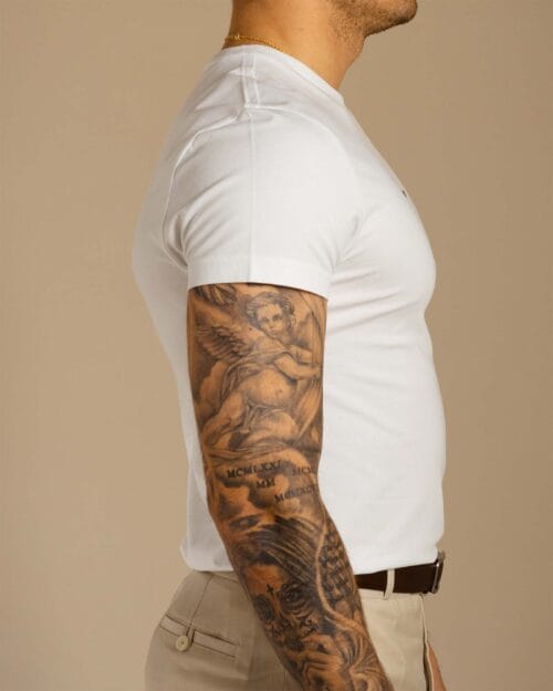Alternative view of T-Shirt - Tapered, White