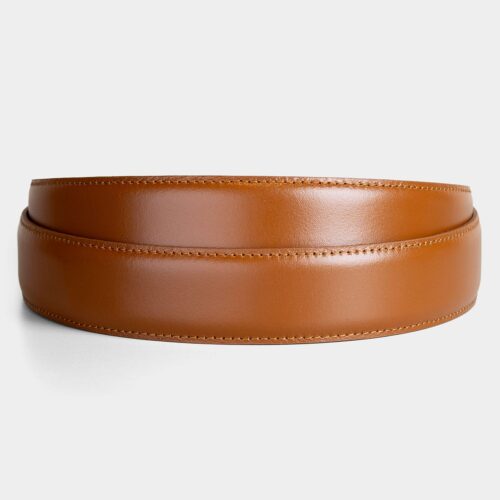 Cognac Leather - 3.7 cm