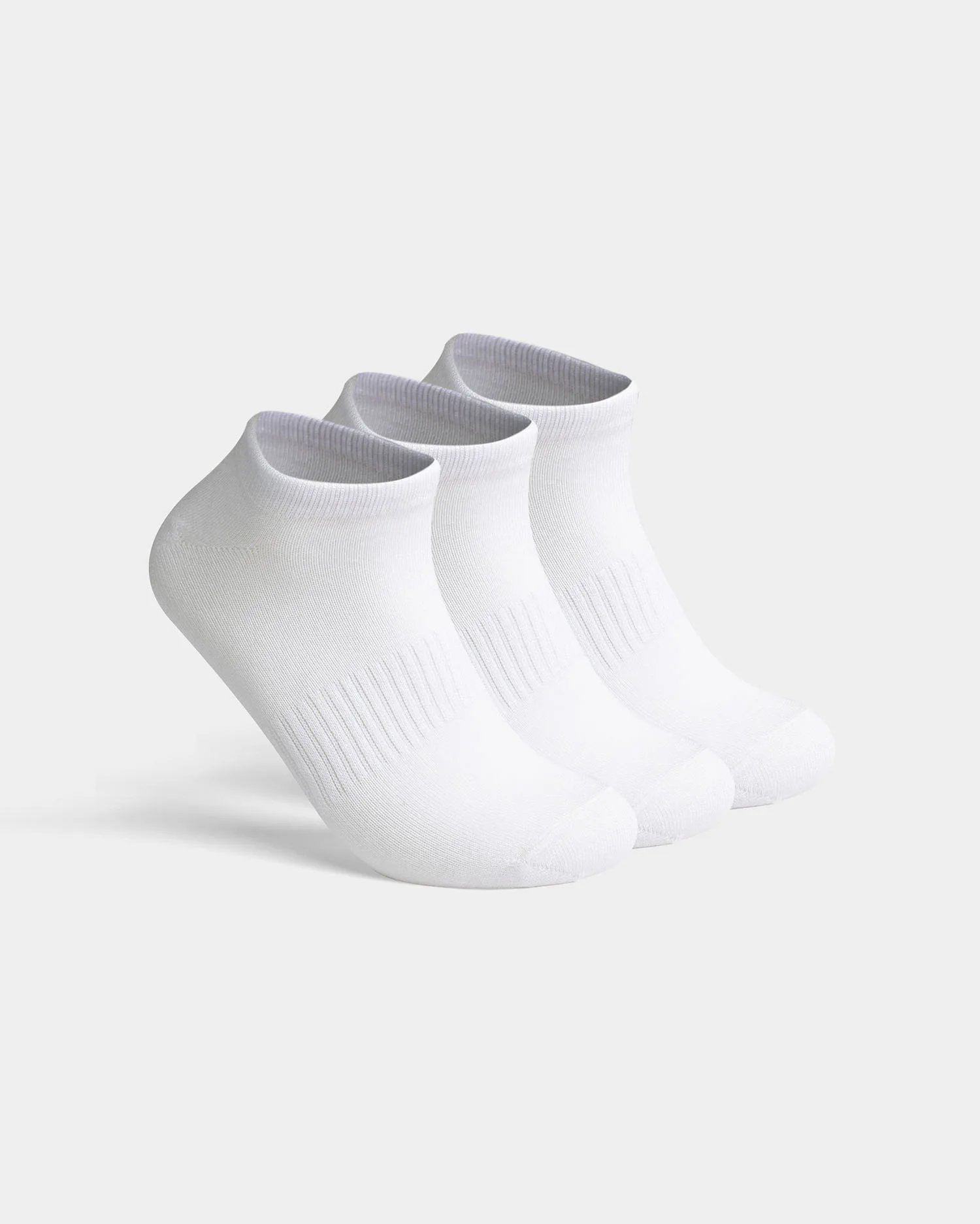 Hvid ankel 3-pack