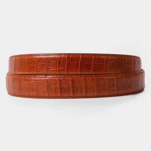 Cognac Gator Leather